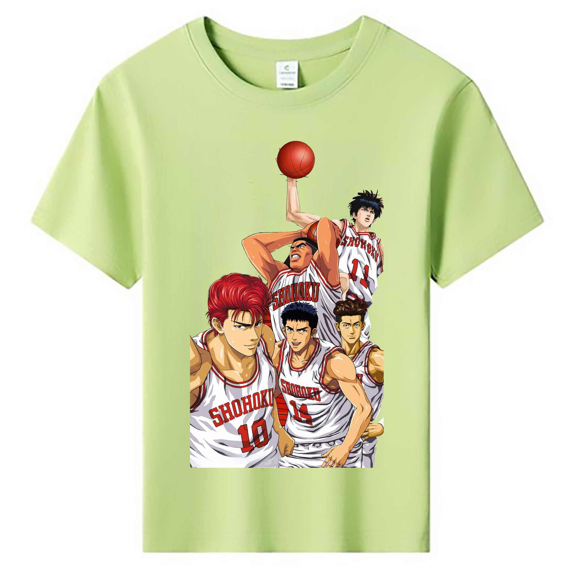 （画像用） SLAM DUNK／スラムダンク 綿100％キッズTシャツ（フロントプリント）